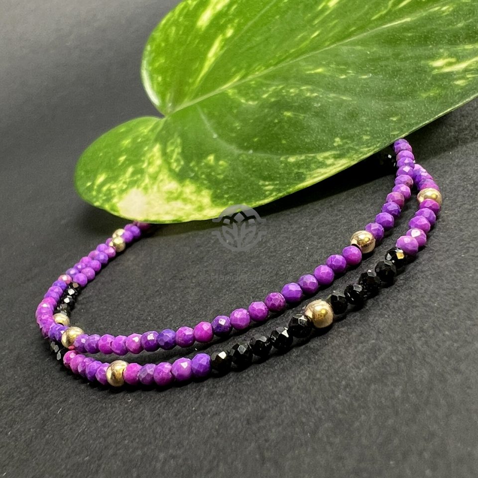 Bratari Sugilit, Spinel si Aur Filat 14K