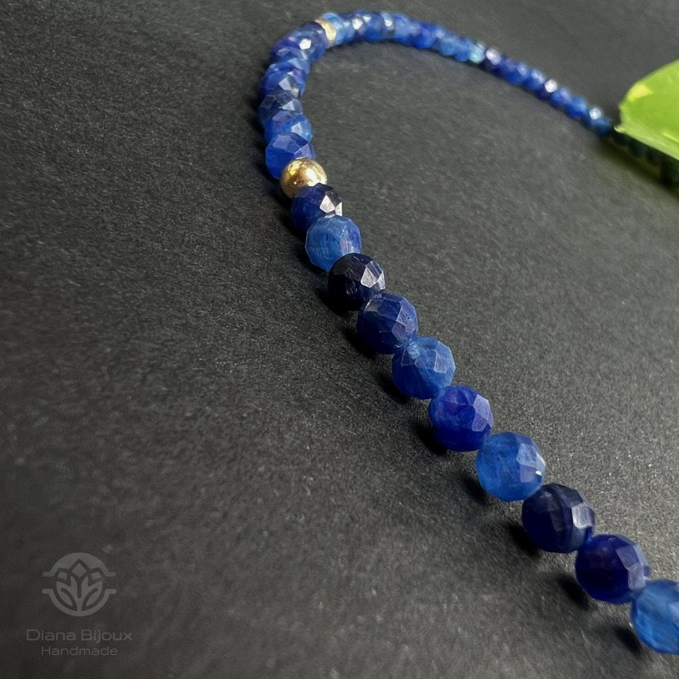 Colier Kyanit & Aur Filat 14k