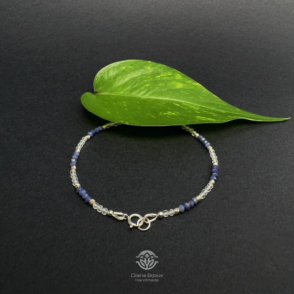 Brățară Safir, Cristal de stanca si Argint